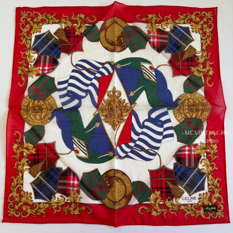 CELINE Scarf 全新 未使用 絲巾 手帕-1
