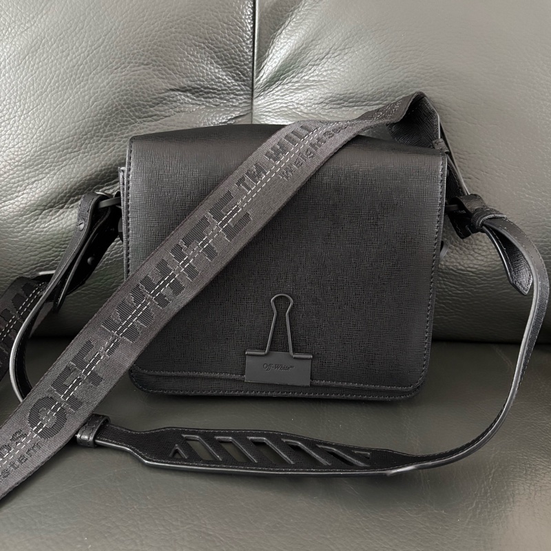 Off White Flap Bag-0