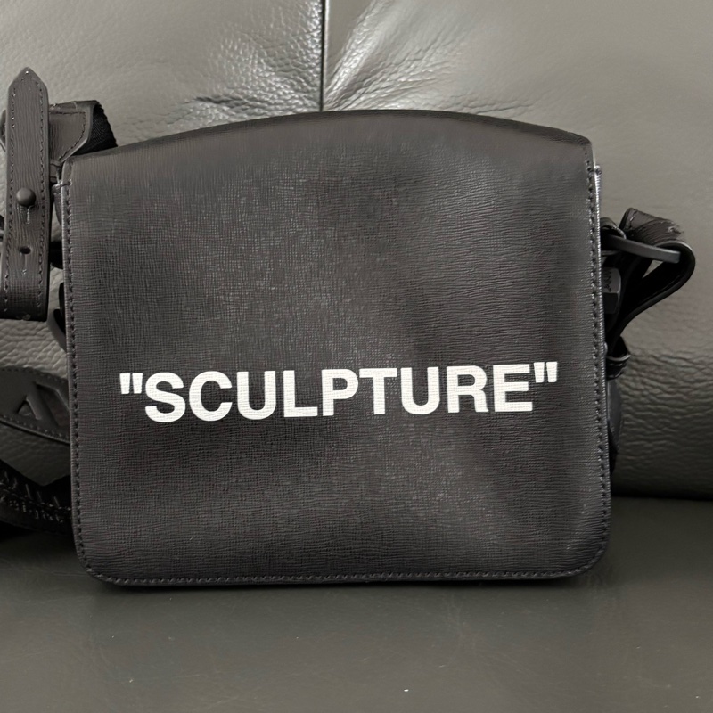 Off White Flap Bag-1
