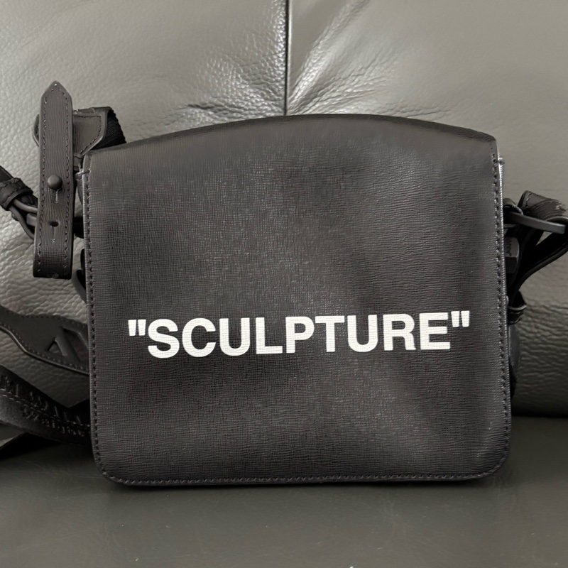 Off White Flap Bag-7