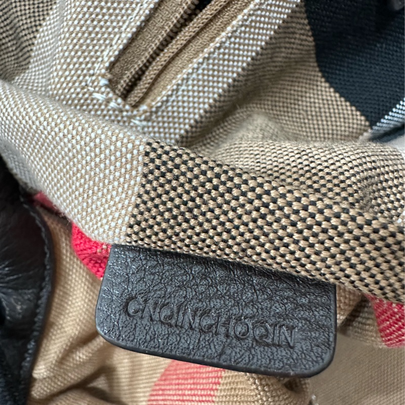 BURBERRY 咖啡色 牛皮 後背包 雙肩包 肩背包 手提包 筆電包-24