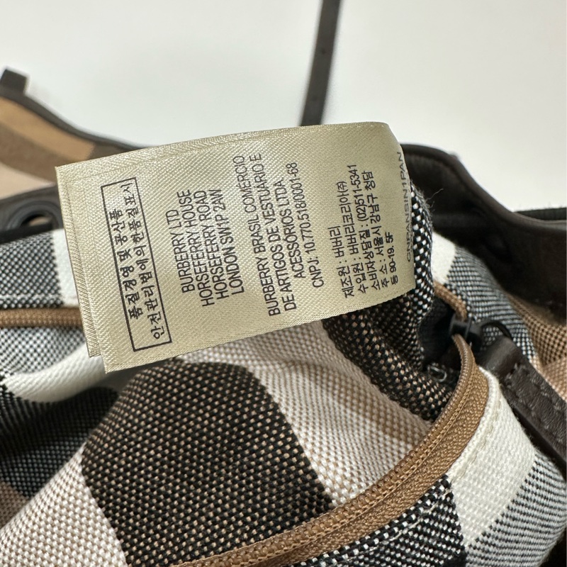 BURBERRY 咖啡色 牛皮 後背包 雙肩包 肩背包 手提包 筆電包-27