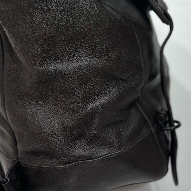 BURBERRY 咖啡色 牛皮 後背包 雙肩包 肩背包 手提包 筆電包-36
