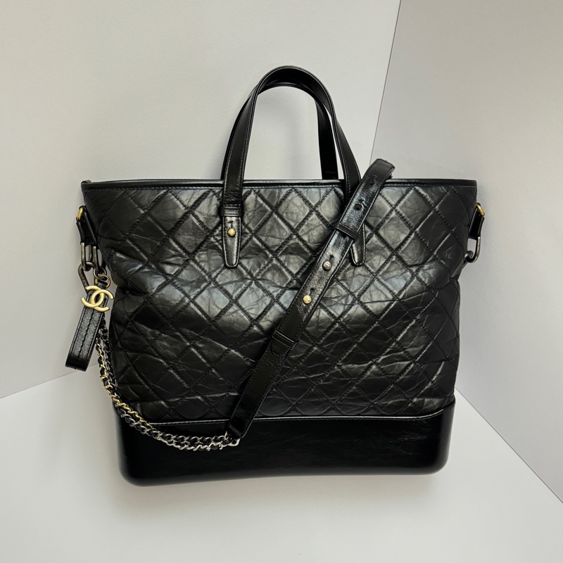 (極新超級美💗) Chanel 皺紋牛皮 流浪包 手提+肩背 專櫃29萬-33