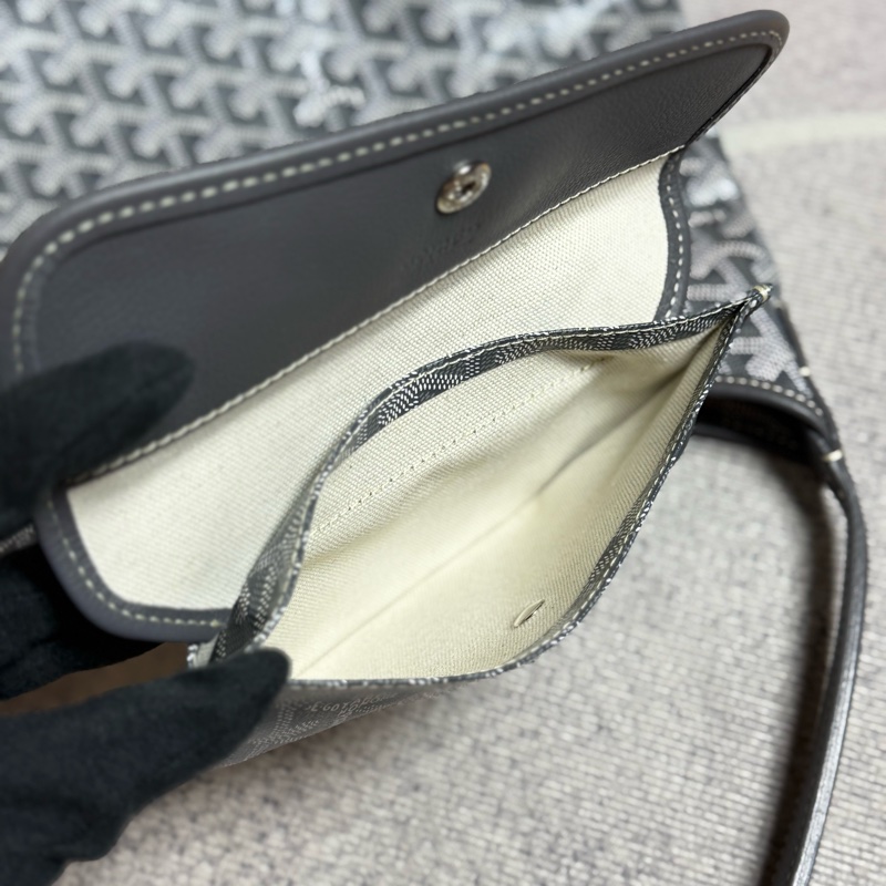 (2025收到的生日禮物🎁)全新Goyard hobo bag 最百搭灰色-13