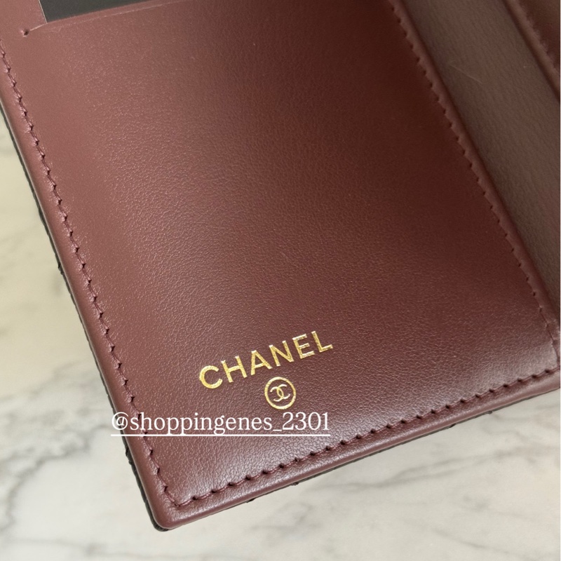 香奈兒 經典黑金中夾 荔枝牛皮🧬預購-7