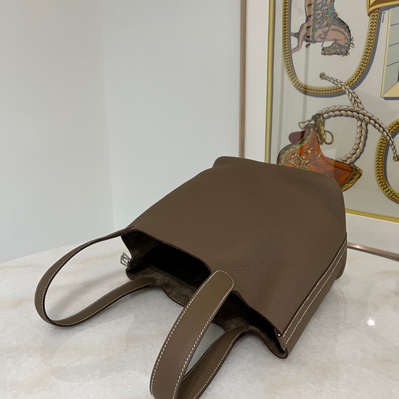 Hermes Picotin22 大象灰銀釦-2