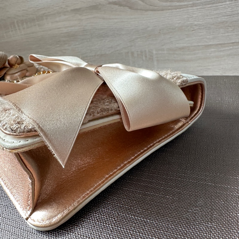 Chanel 珍珠鏈條肩背包 限量款  贈皮革保養油-12