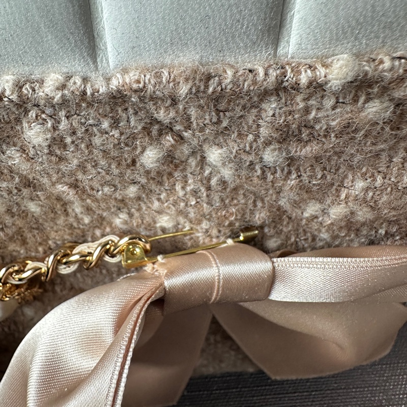 Chanel 珍珠鏈條肩背包 限量款  贈皮革保養油-15