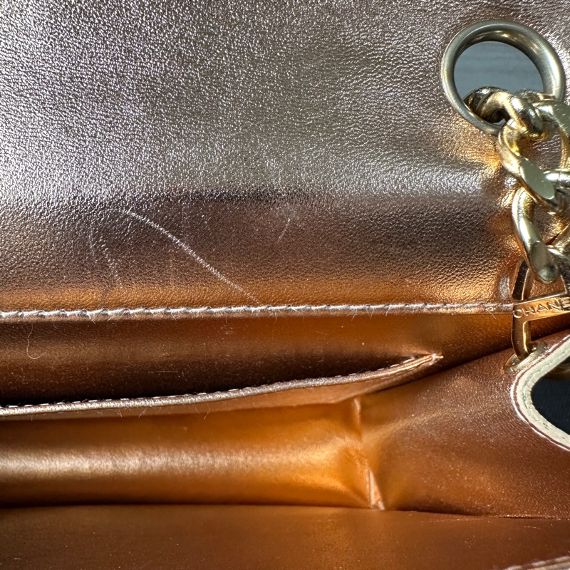 Chanel 珍珠鏈條肩背包 限量款  贈皮革保養油-43