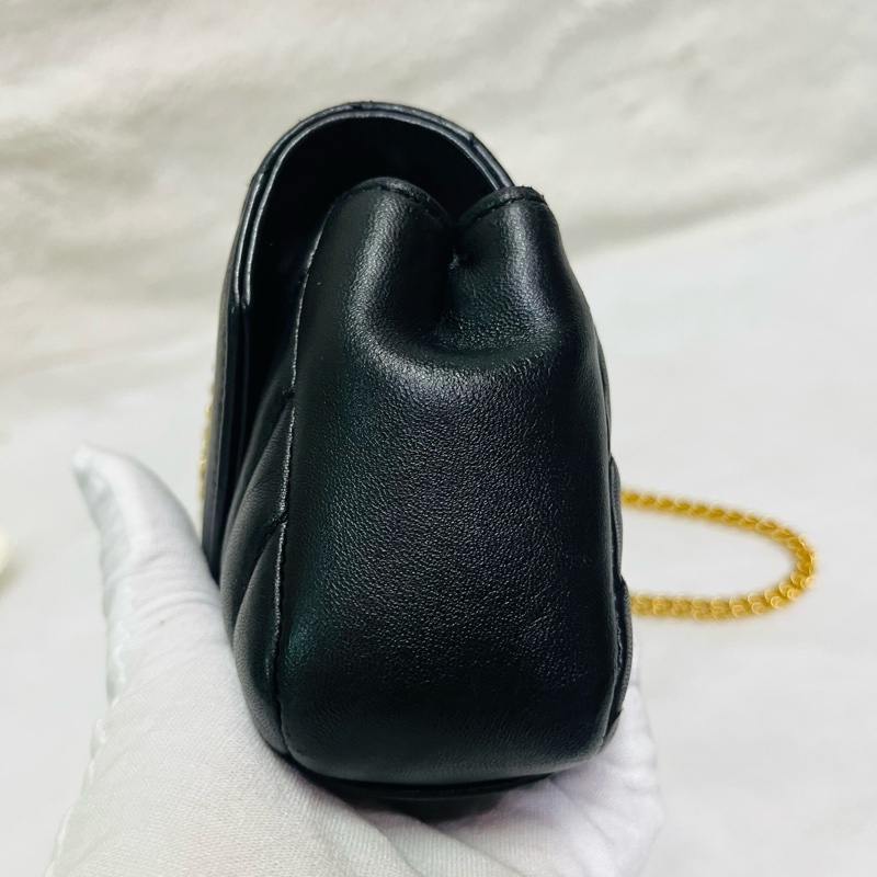 YSL 黑金流蘇包/斜背包/手機包-34