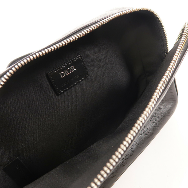 Dior 【激減優惠】牛皮皮革Men Galaxy Sagair Messenger Bag銀扣肩背袋-4