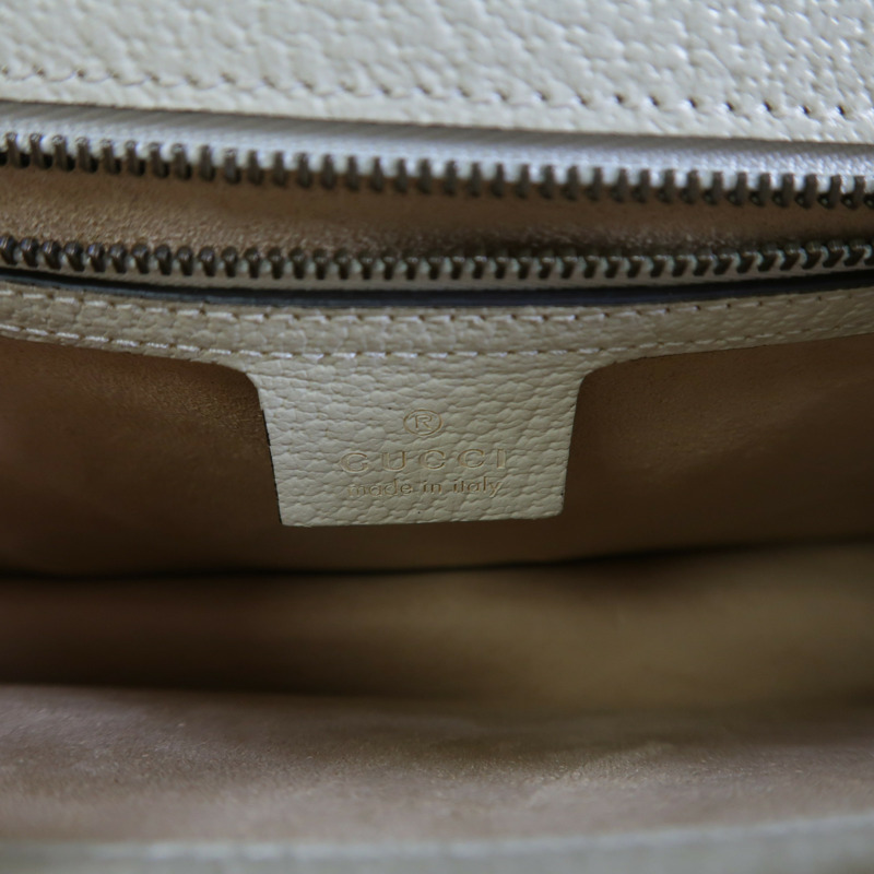 GUCCI 塗層帆布2 Way Shoulder金扣手挽肩背兩用袋-5