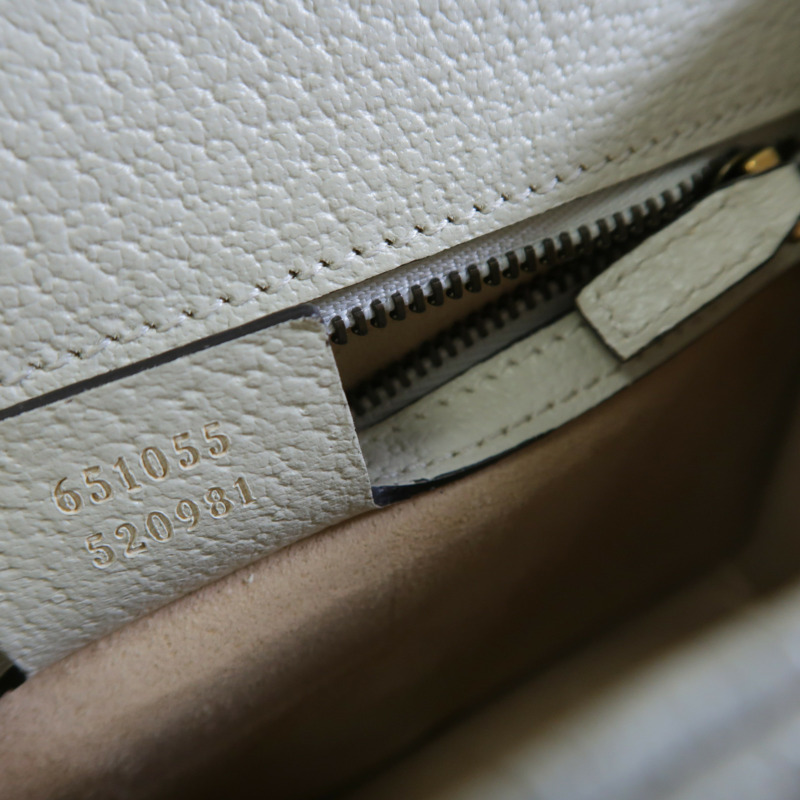 GUCCI 塗層帆布2 Way Shoulder金扣手挽肩背兩用袋-6