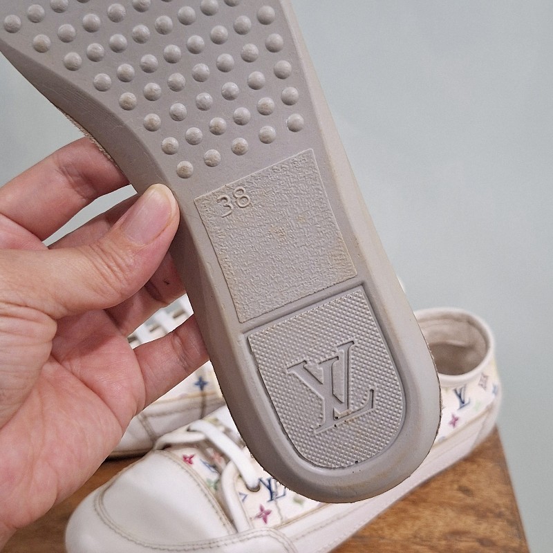 ✨Louis Vuitton × 村上隆 白彩休閒鞋✨-11