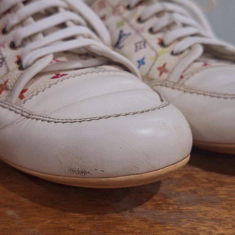 ✨Louis Vuitton × 村上隆 白彩休閒鞋✨-14