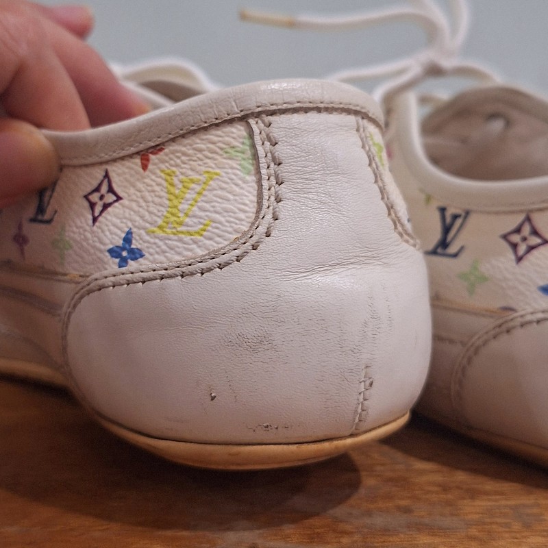 ✨Louis Vuitton × 村上隆 白彩休閒鞋✨-16