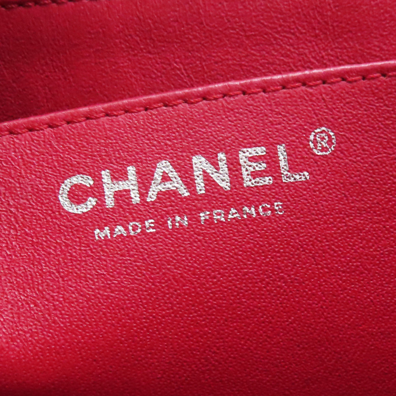 紅色荔枝紋皮革 JUMBO COCO 肩背 A58600-9