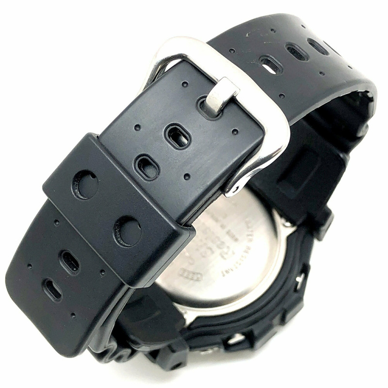 G-SHOCK CASIO 手錶 DW-8300G-1V M1288 Overseas 200M 直列曲棍球 聚氨酯錶帶 第二代高達 第二代 黑色金屬外殼 DW-6400 的數位後繼者 1995 年 9 月發售 三國丘店-6