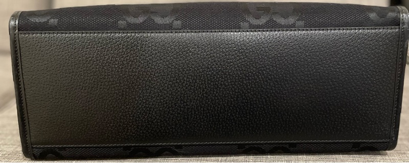 Gucci Jumbo GG Canvas Tote Bag Black黑色-8
