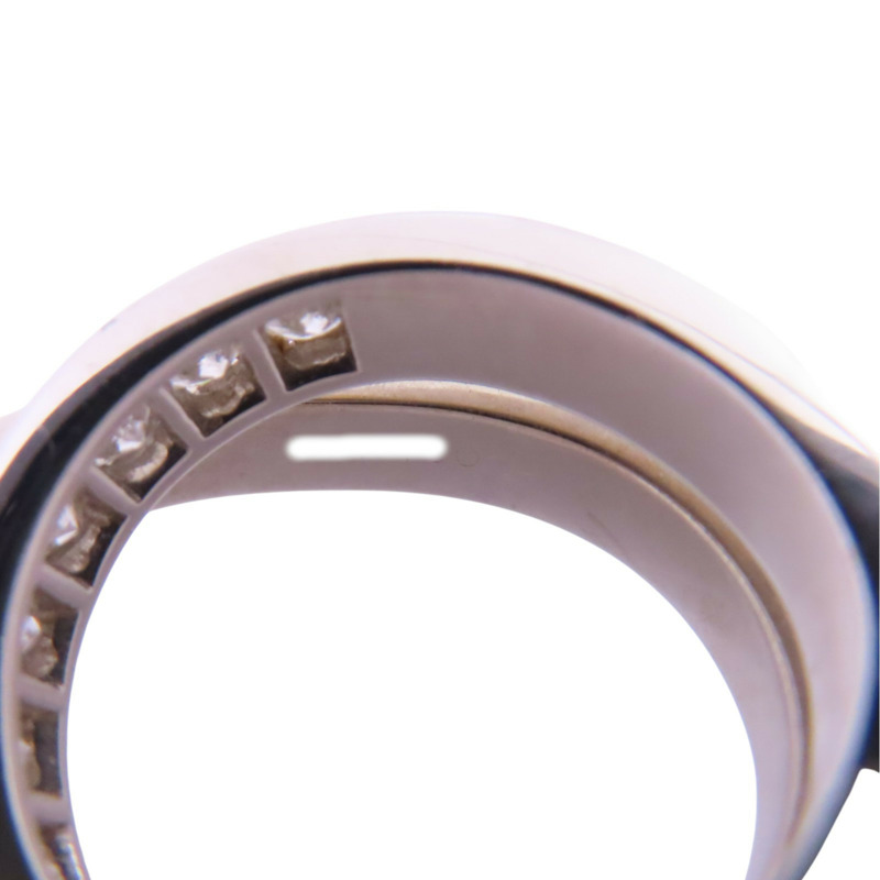 CARTIER 18K白金/鑽石Paris Nouvelle Vague Diamond Ring戒指#49/US#5-6