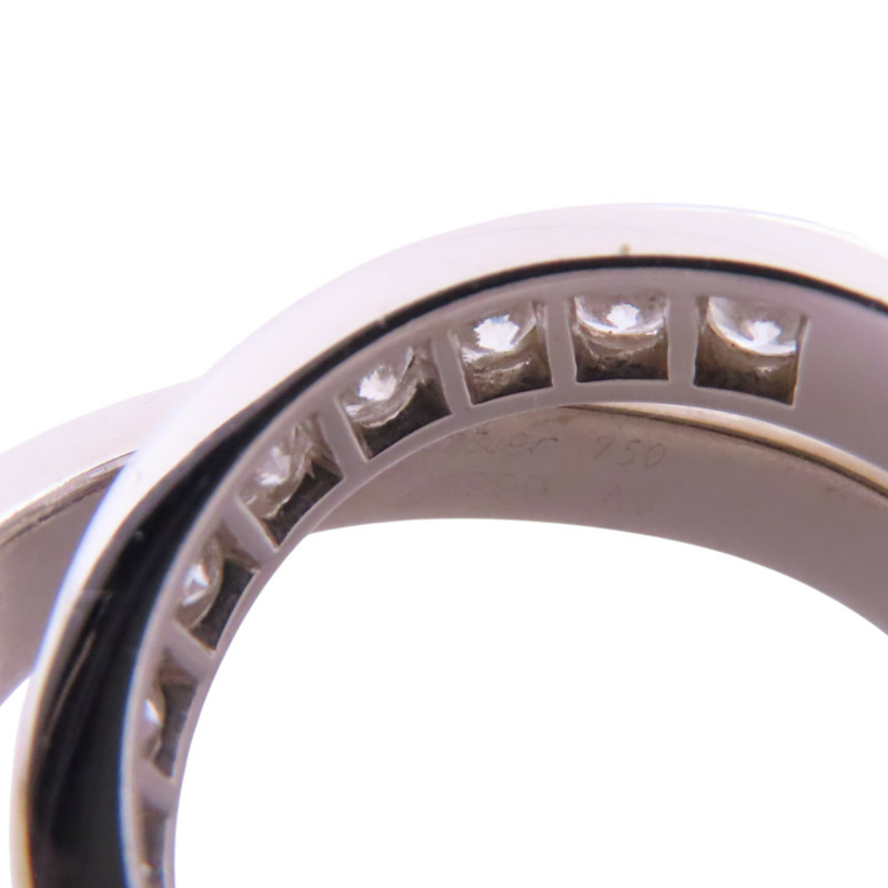 CARTIER 18K白金/鑽石Paris Nouvelle Vague Diamond Ring戒指#49/US#5-7
