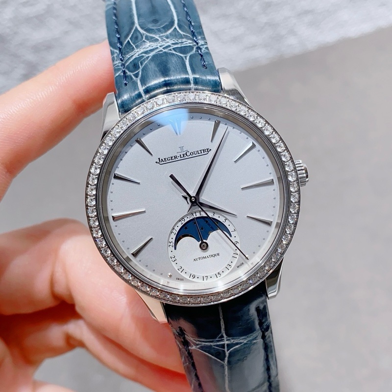 積家約會系列Q1258401精鋼原鑽34mm自動機械女表-1