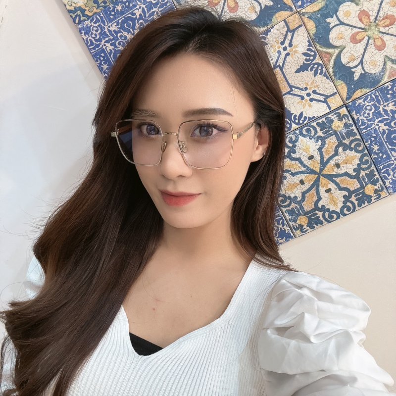 【現貨】麗睛眼鏡【DIOR 迪奧】可刷卡分期-CANNAGE O 金屬方框眼鏡 光學眼鏡 小紅書爆款眼鏡 迪奧熱門款眼鏡-7