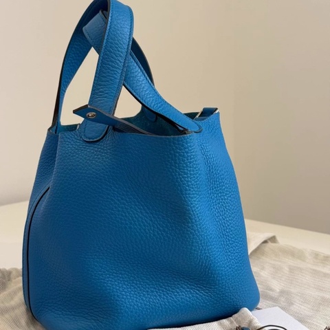 有購證💓 Hermes picotin18 菜籃子 坦桑尼亞藍 A刻