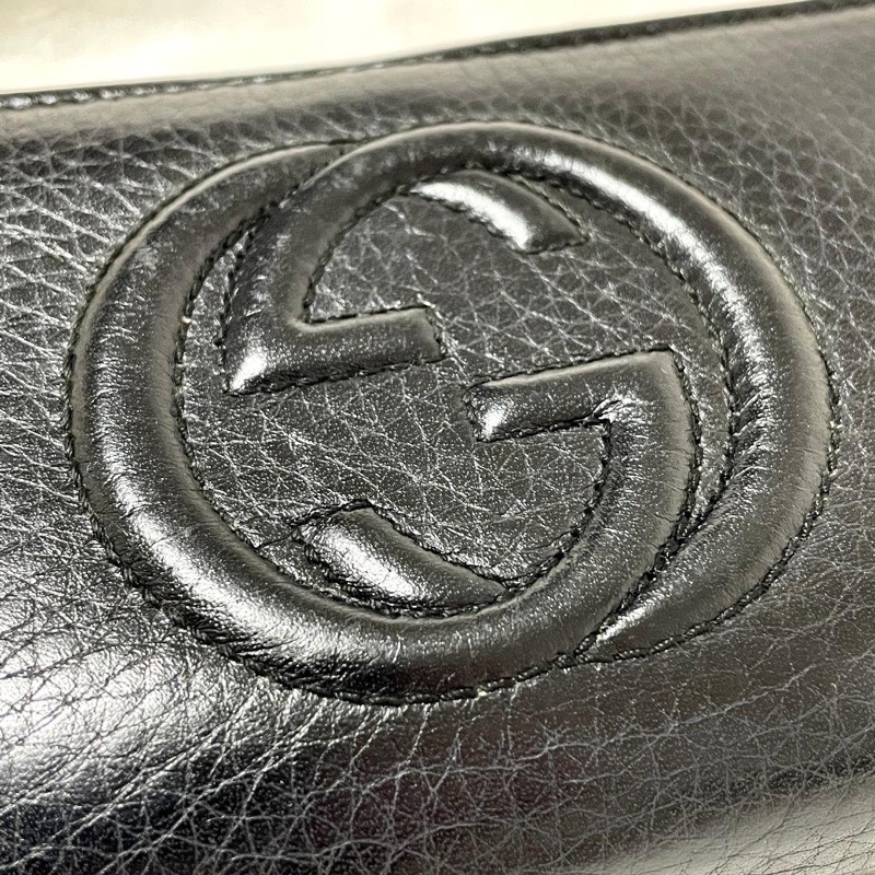 🩷Gucci黑色長夾|GG標誌✦fufu style 精品✦ 經典款|二手名牌包|錢包.皮夾-3