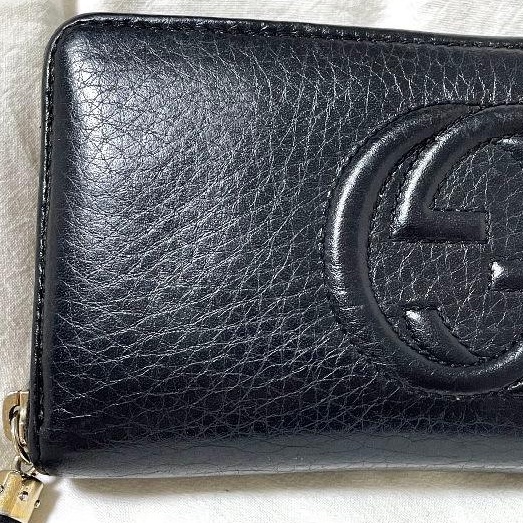 🩷Gucci黑色長夾|GG標誌✦fufu style 精品✦ 經典款|二手名牌包|錢包.皮夾-5