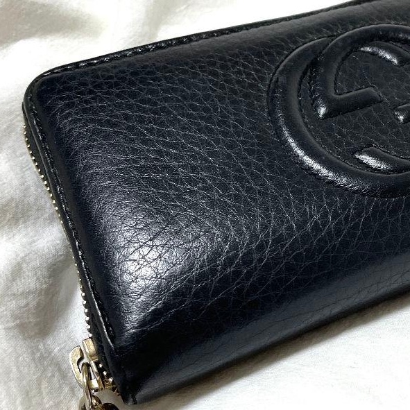 🩷Gucci黑色長夾|GG標誌✦fufu style 精品✦ 經典款|二手名牌包|錢包.皮夾-9