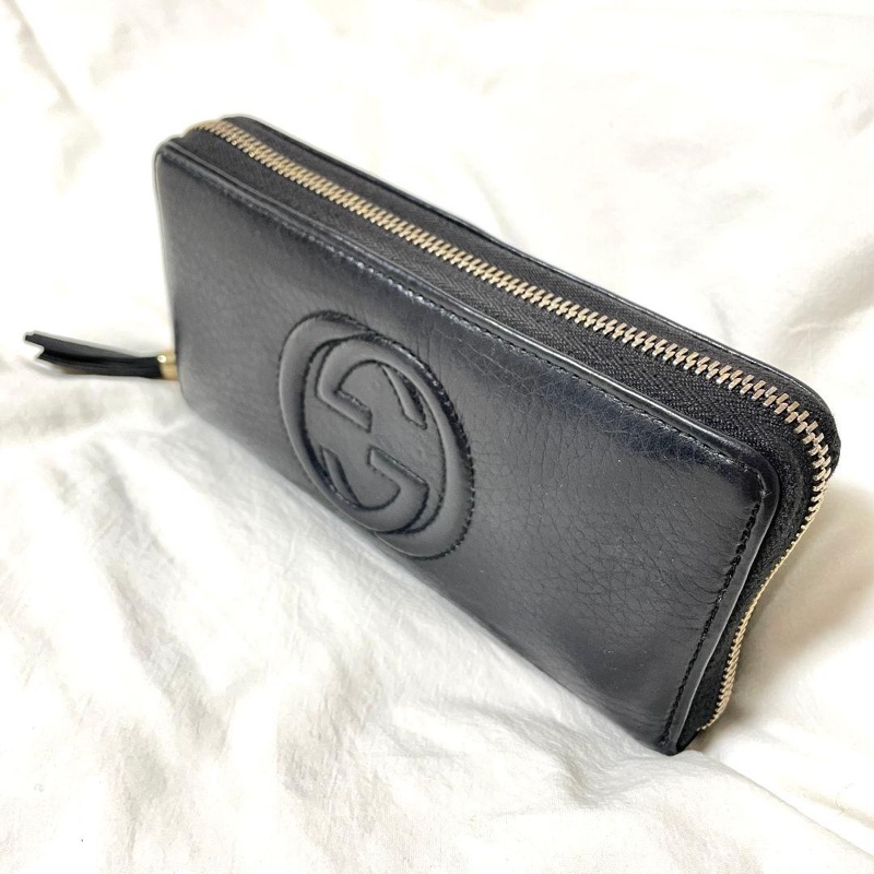 🩷Gucci黑色長夾|GG標誌✦fufu style 精品✦ 經典款|二手名牌包|錢包.皮夾-13