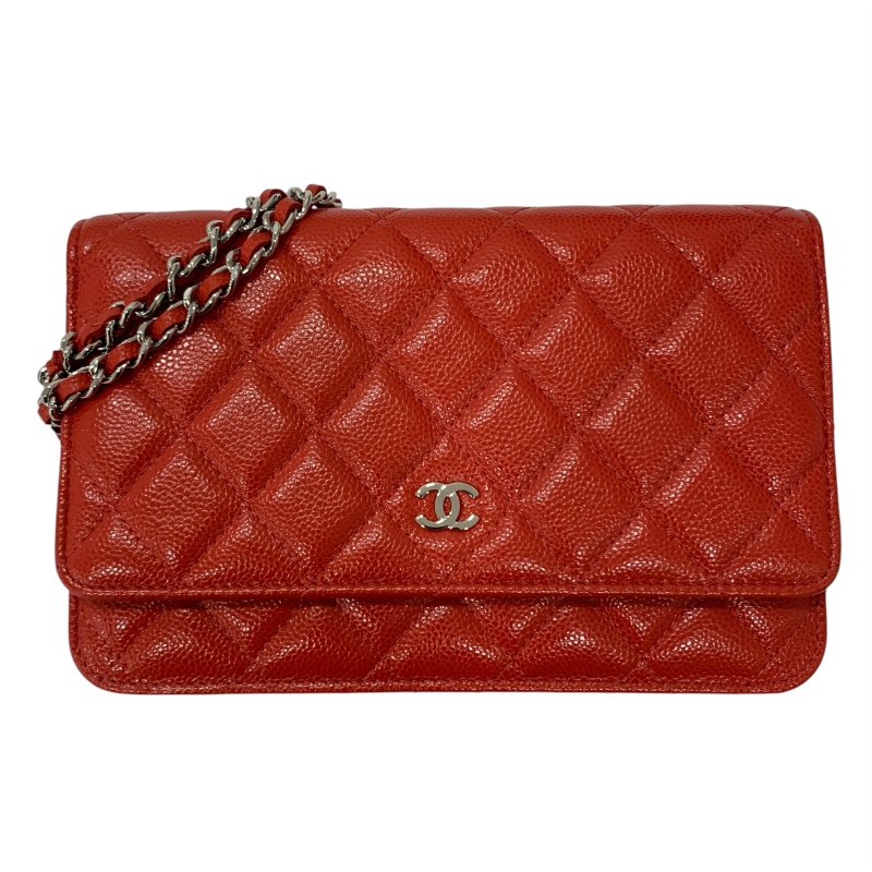 CHANEL 香奈兒 CLASSIC FLAP WOC 經典翻蓋WOC 荔枝牛皮 肩背包 紅色-0