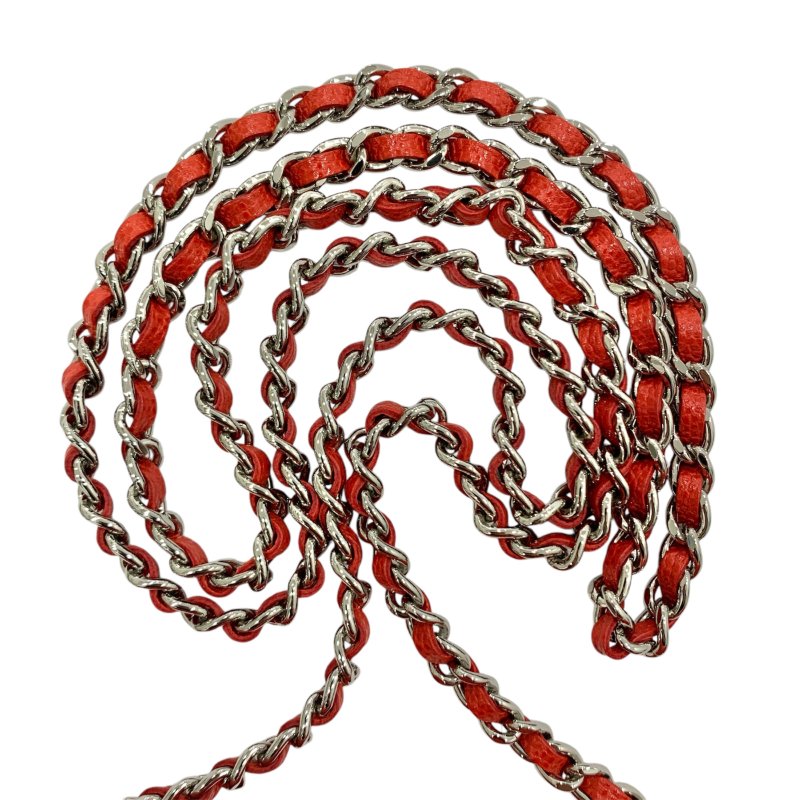 CHANEL 香奈兒 CLASSIC FLAP WOC 經典翻蓋WOC 荔枝牛皮 肩背包 紅色-13