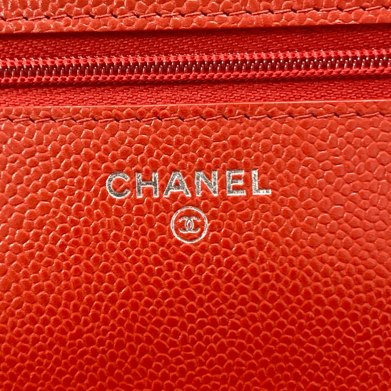 CHANEL 香奈兒 CLASSIC FLAP WOC 經典翻蓋WOC 荔枝牛皮 肩背包 紅色-14