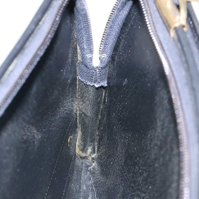 【日本直送】Christian Dior 黑色金色皮革肩背包 正品 MX244-18