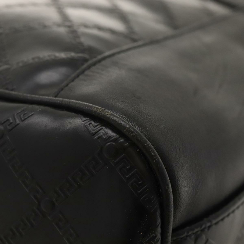 【日本直送】VERSACE 波士頓包 皮革 2 款 黑色 正品 ki5594-9