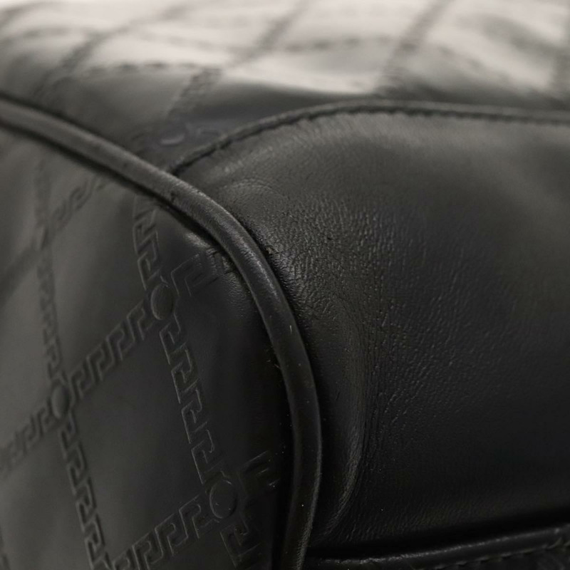 【日本直送】VERSACE 波士頓包 皮革 2 款 黑色 正品 ki5594-11