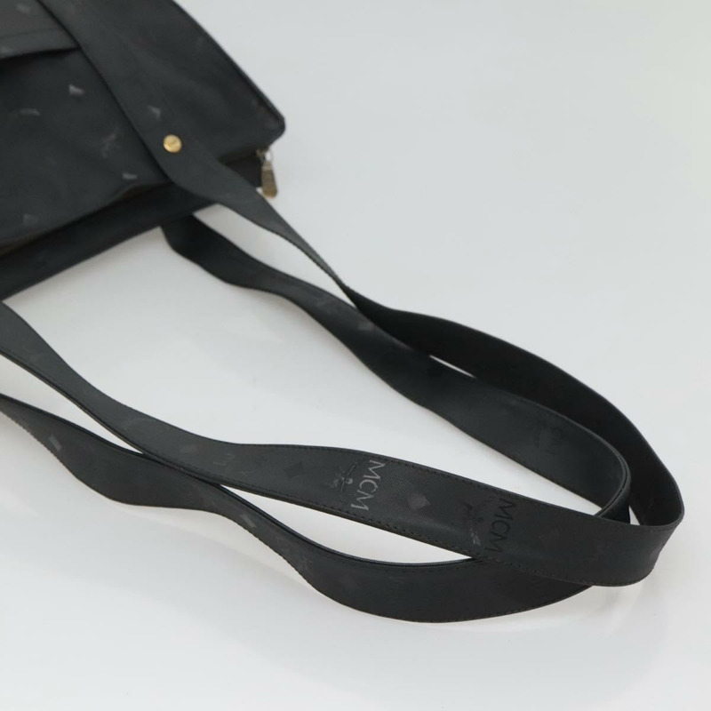 【日本直送】MCM Vicetos 標誌單肩包 PVC 黑色 正品 ar13398-6