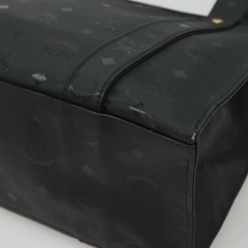 【日本直送】MCM Vicetos 標誌單肩包 PVC 黑色 正品 ar13398-11