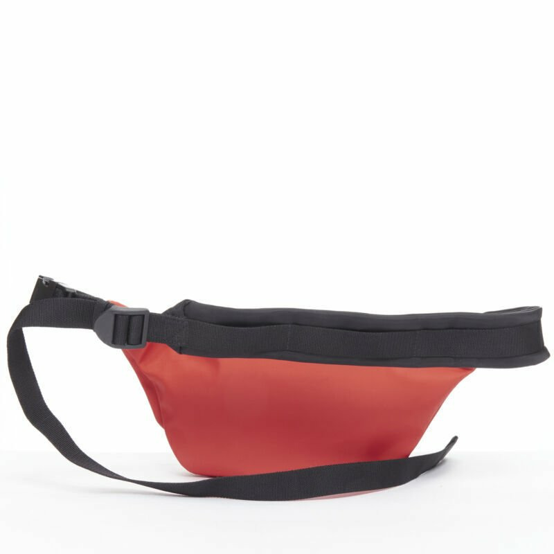 new BALENCIAGA Explorer Double Pack Sharp WFP red white crossbody waist bag-3