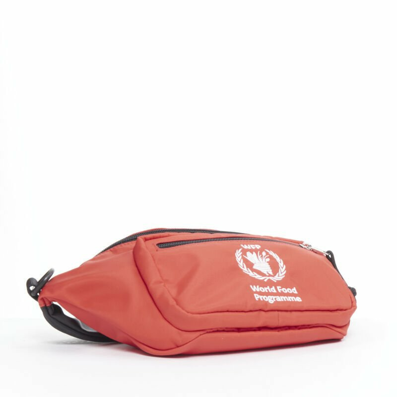 new BALENCIAGA Explorer Double Pack Sharp WFP red white crossbody waist bag-4