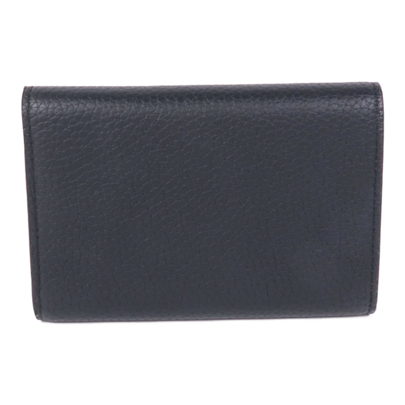 LOUIS VUITTON 【激減優惠】牛皮皮革Capucines Compact Wallet金扣錢包-1