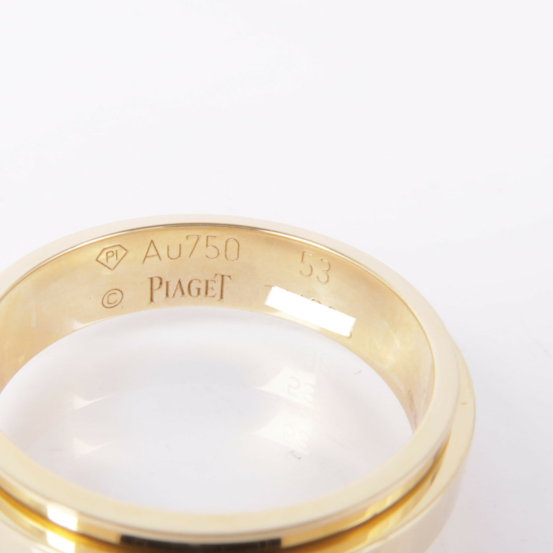 PIAGET 18K玫瑰金Ring戒指Piaget#53/US#6.25-7