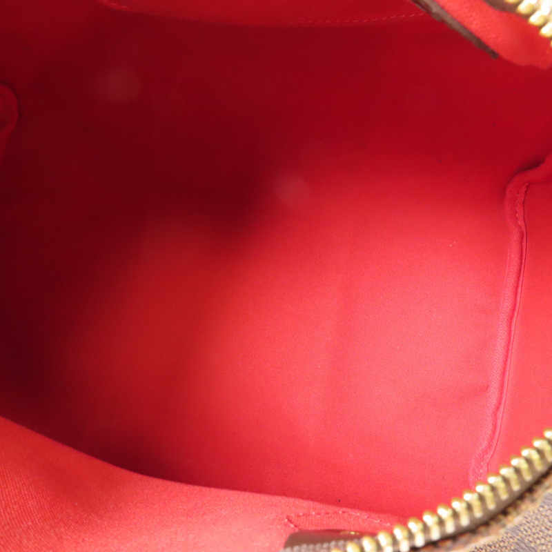 LOUIS VUITTON Damier Speedy 30金扣手挽袋-5