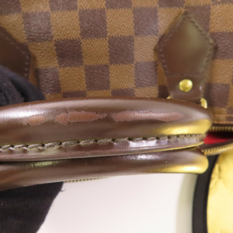 LOUIS VUITTON Damier Speedy 30金扣手挽袋-16