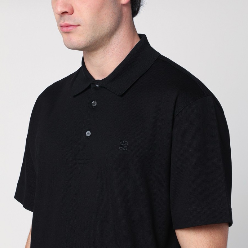 促銷品 GIVENCHY 男士 短袖Polo 黑色 白色-2