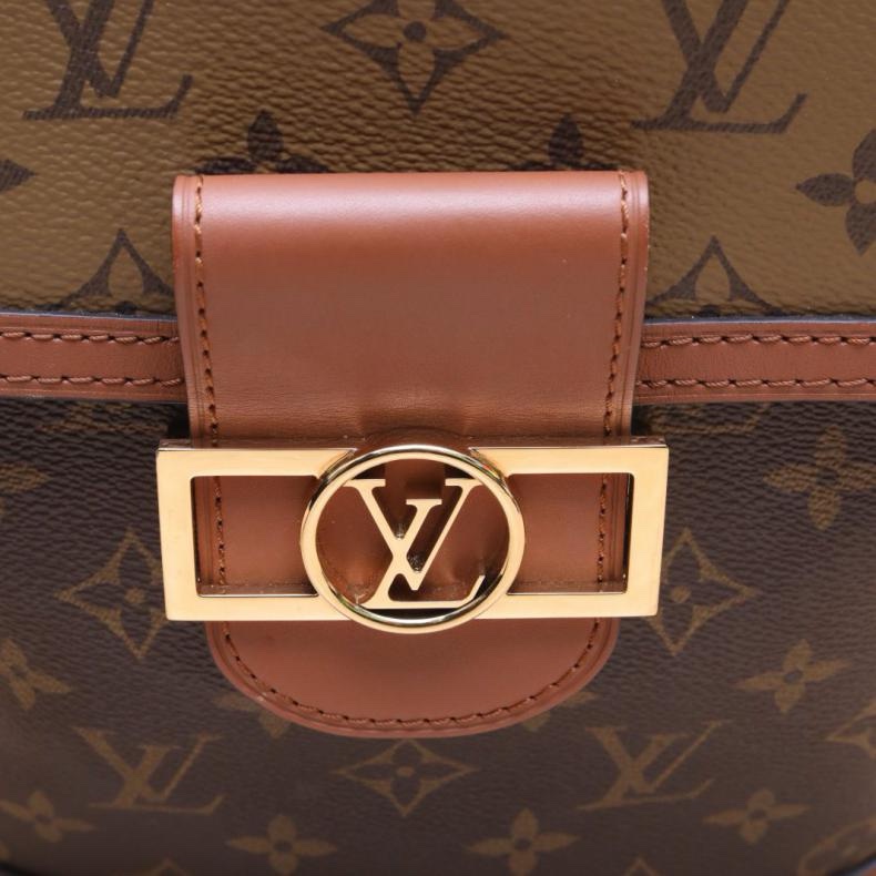 LOUIS VUITTON(路易威登) Dauphine 達芙妮 雙肩包 小號 19 老花 PVC 2020 帆布-5