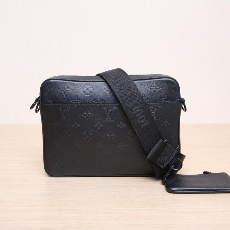 LOUIS VUITTON(路易威登) DUO 二合一郵差包 黑色  2020-0